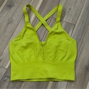 FP MVMT Good Karma Strappy Tank Size XS/S Lime Green